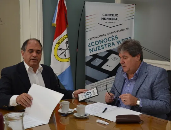 Simoniello y Rubeo analizaron cuestiones comunes de la ciudad y la Provincia