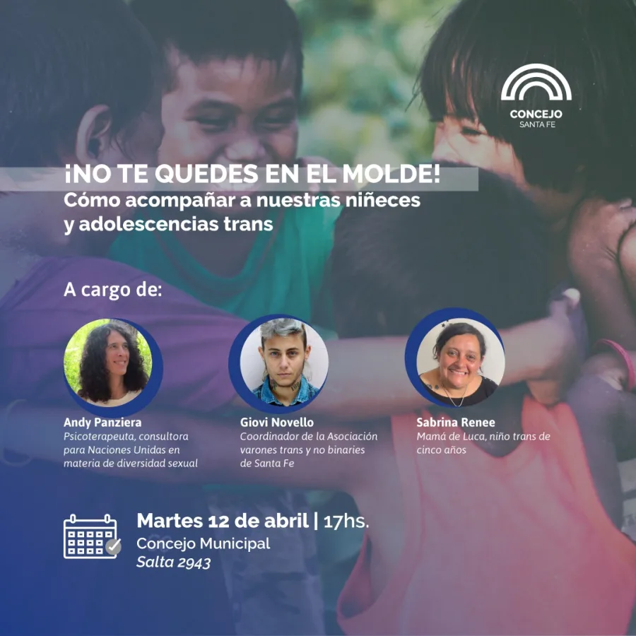 ¡No te quedes en el molde! Cómo acompañar a nuestras niñeces y adolescencias trans