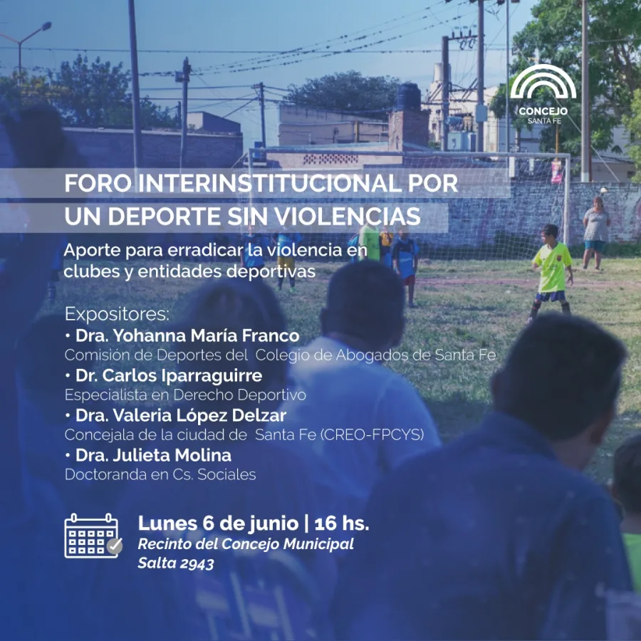 Foro Interinstitucional por un deporte sin violencias