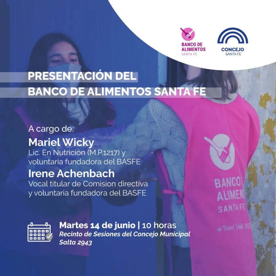Presentación del Banco de Alimentos Santa Fe