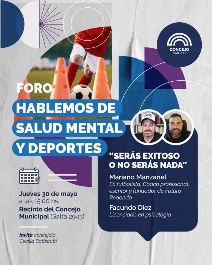 Foro: Hablemos de salud mental y deportes