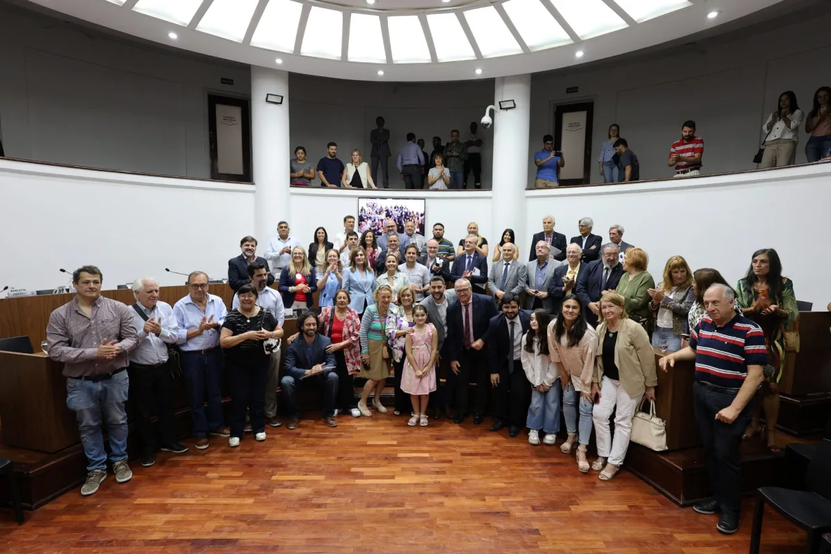 El Concejo entregó la distinción "Valores Democráticos Raúl Ricardo Alfonsín”