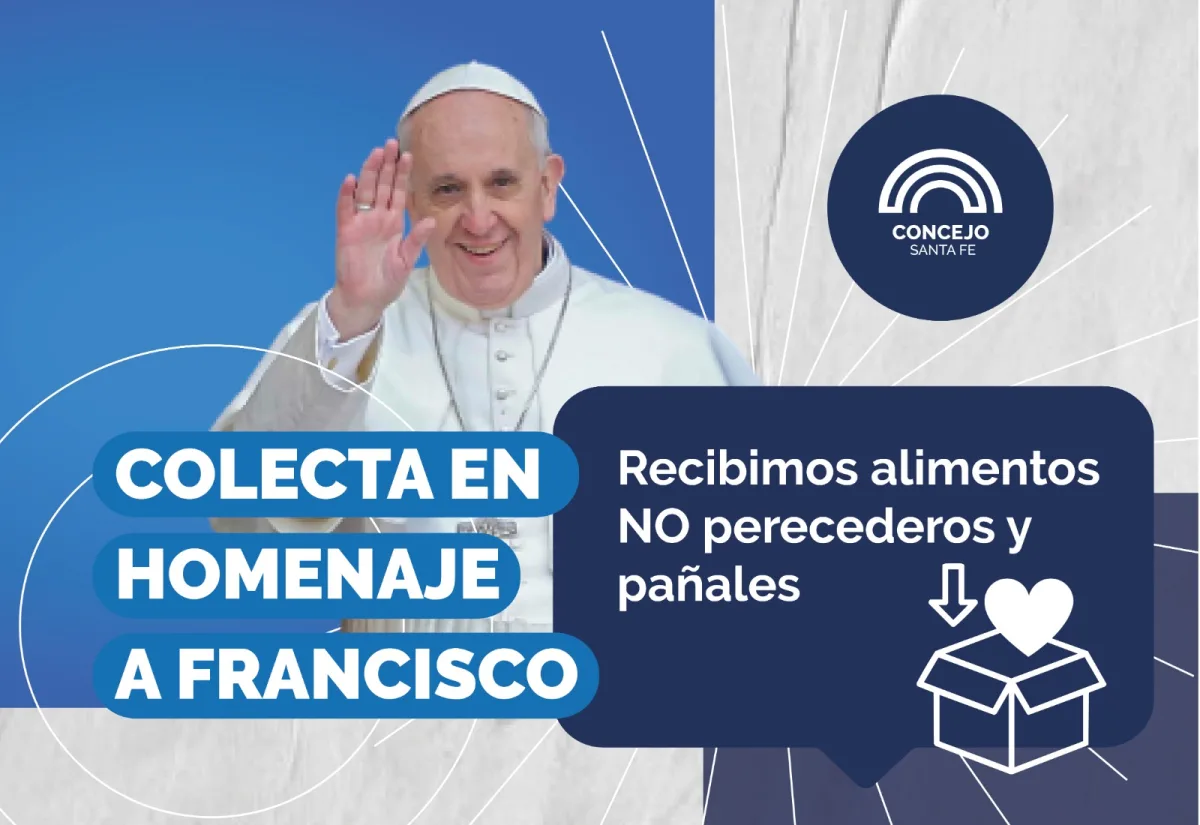 Comenzó la colecta solidaria en homenaje al Papa Francisco