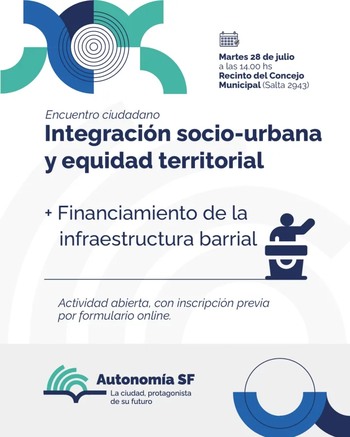 Encuentro ciudadano: Integración socio-urbana y equidad territorial