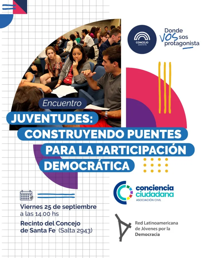 Encuentro: "Juventudes construyendo puentes para la participación democrática”