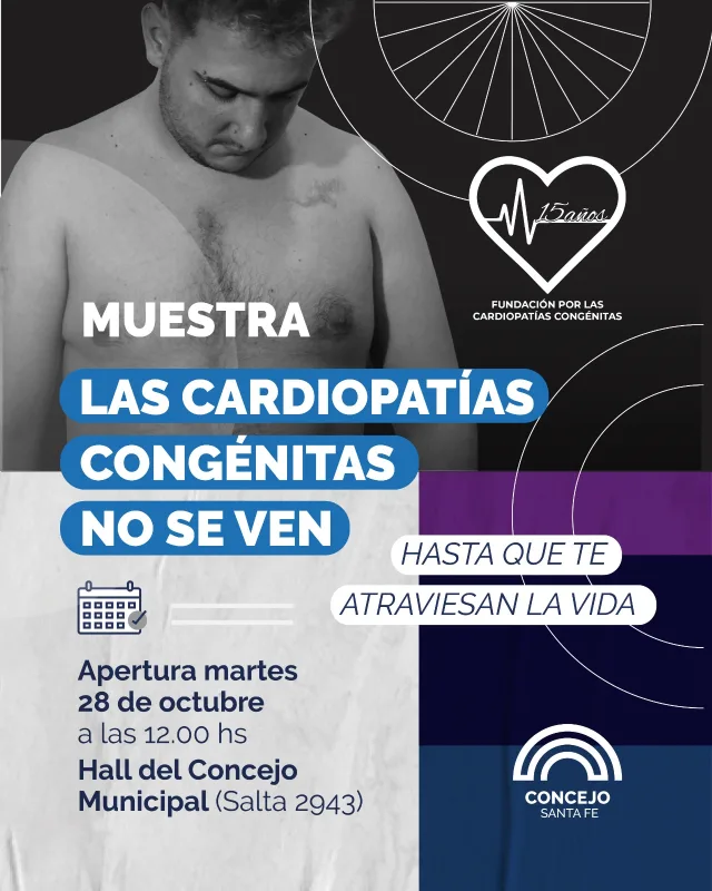 Muestra "Las cardiopatías congénitas no se ven"