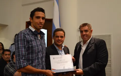 Reconocieron al nadador Gabriel Villagoiz