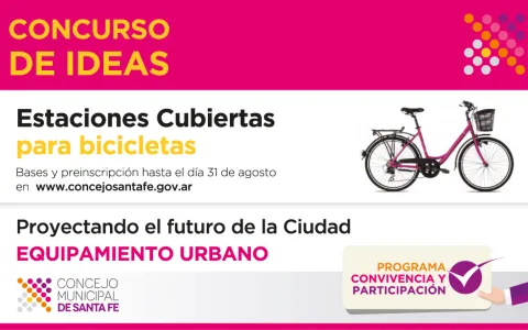 ECUB: Se presentó el concurso de diseño de estaciones para bicicletas