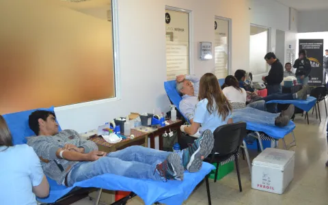 Importante número de voluntarios se sumaron a la colecta de sangre en el Concejo