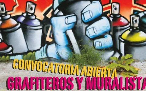 Convocatoria abierta a grafiteros y muralistas