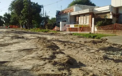 Solicitan información sobre obra de desagüe paralizada en Guadalupe