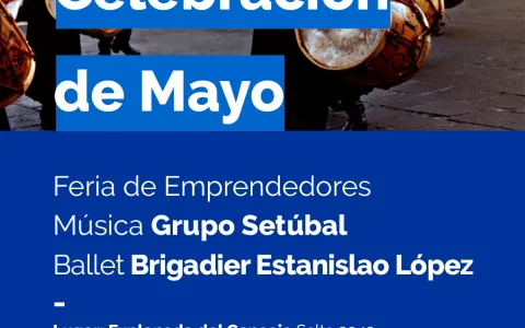 Celebración de Mayo: Feria de emprendedores, actuación del Grupo Setúbal y Ballet folclórico en la explanada del Concejo Municipal