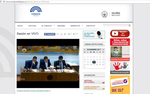 Se podrá seguir en vivo las sesiones del Concejo Municipal