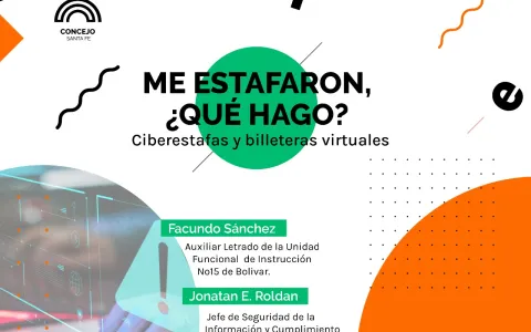 Ciberestafas y billeteras virtuales: nuevo ciclo de charlas del Concejo