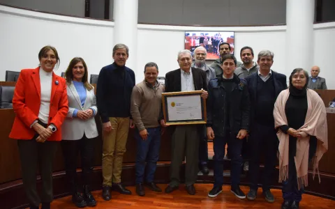 Isaac Rubinzal fue declarado Santafesino Ilustre