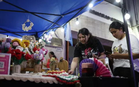 El Concejo realizó su primera feria nocturna de emprendedores